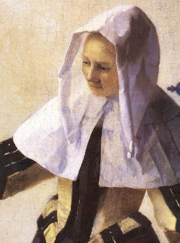 Young Woman with a Water Jug (detail) r, VERMEER VAN DELFT, Jan